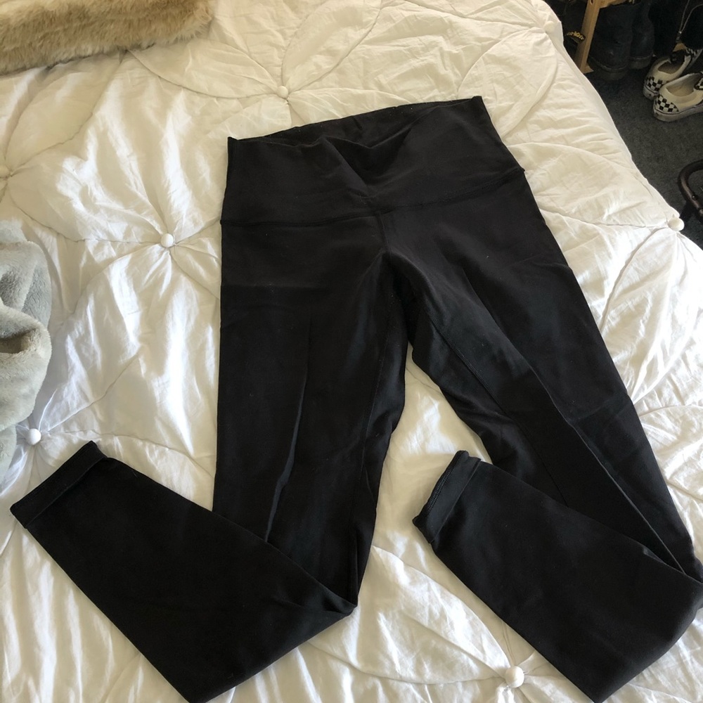 Lululemon wunder under high rise size 10 black